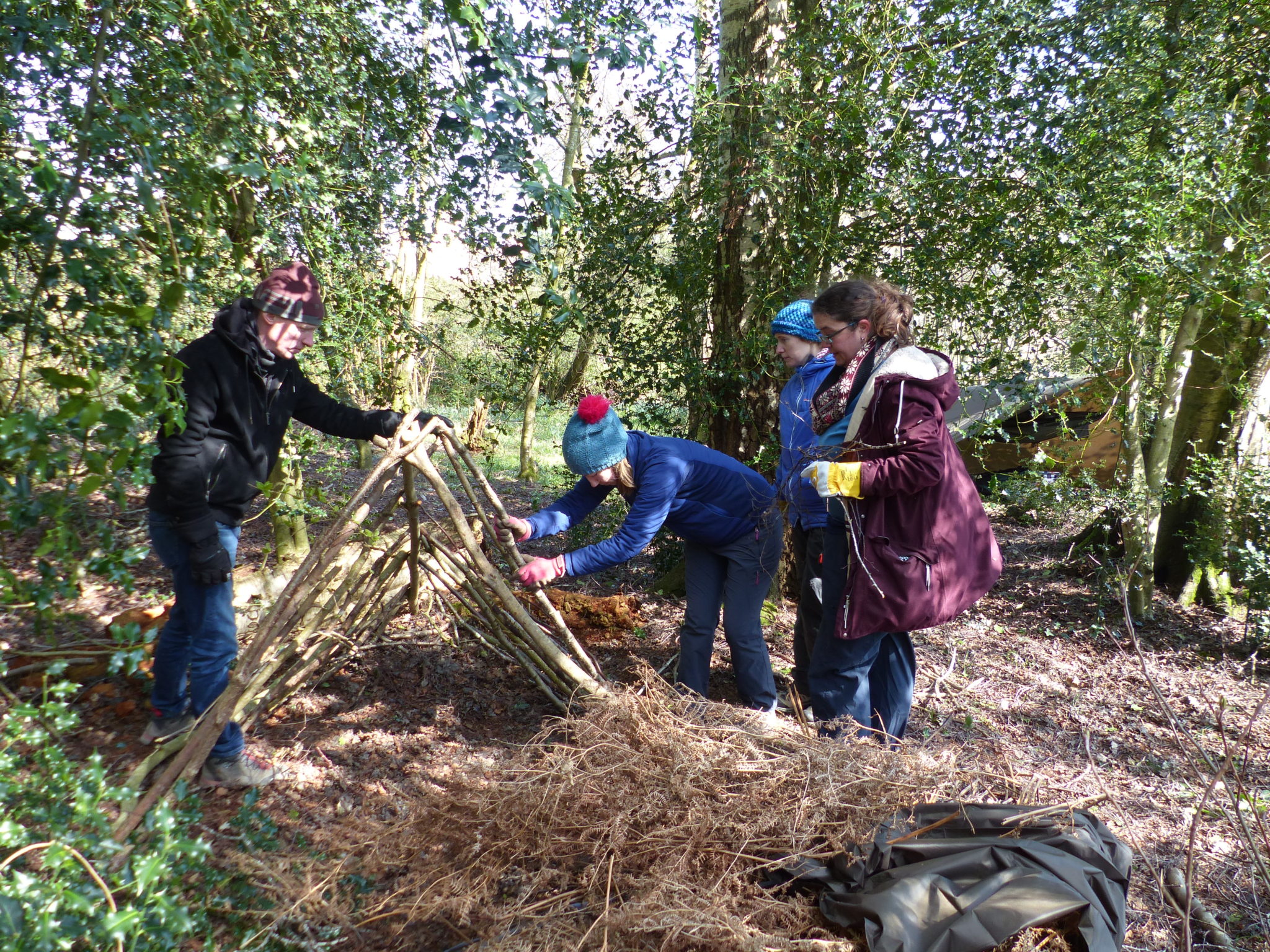 Bushcraft Course - Shelter Build