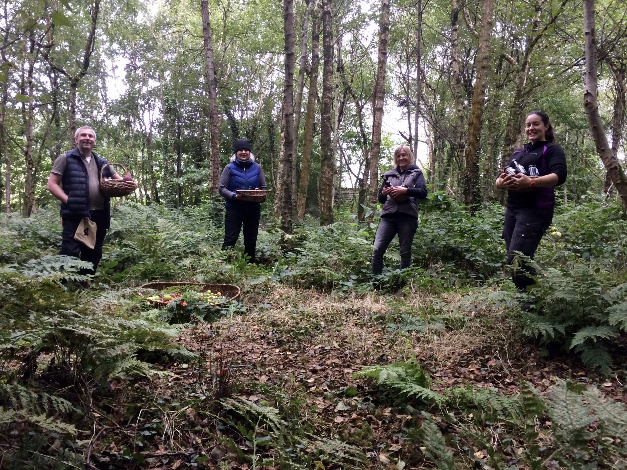 Finished Products - foraging and Preserving course - autumn Foraging - preserving - traditional crafts - pippin & Gile bushcraft and foraging - brecon beacons