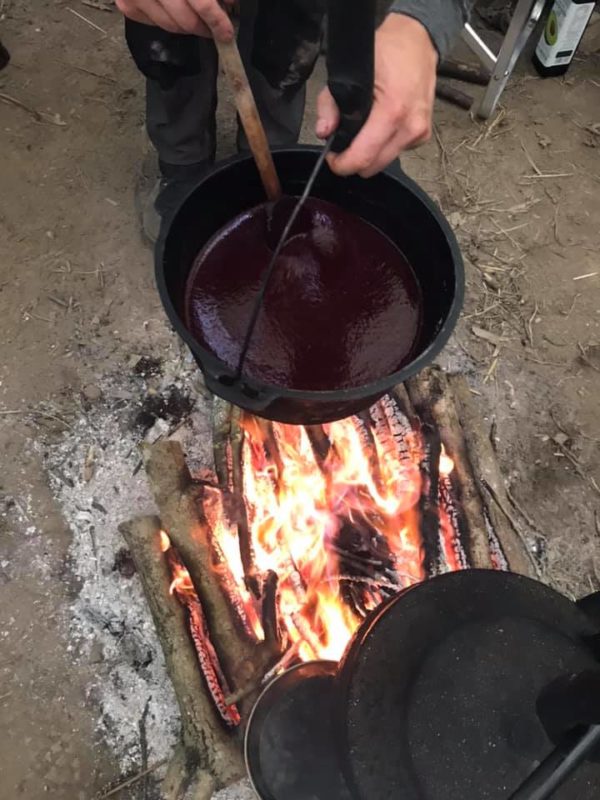 Final Cook - Crab Apple Butter - Foraging - Bushcraft - Pippin & Gile