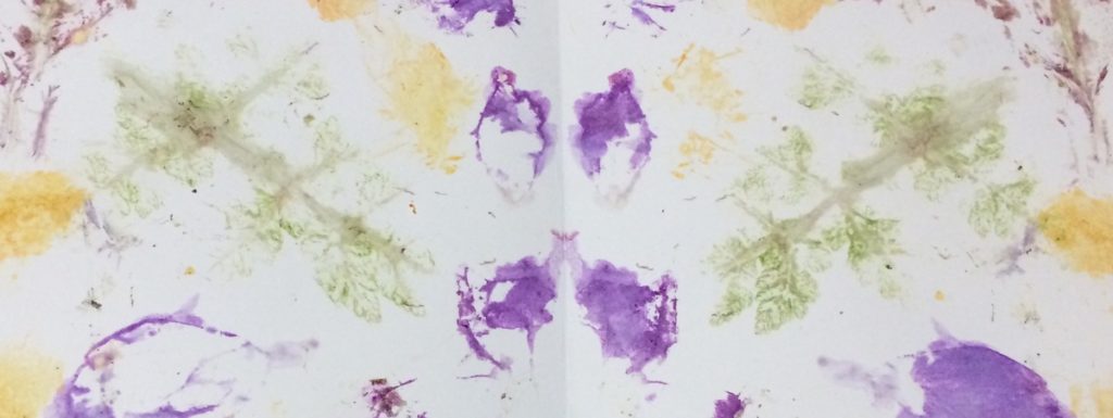 Natural Dye Bashed Card - Pippin & Gile - Bushcraft and Foraging