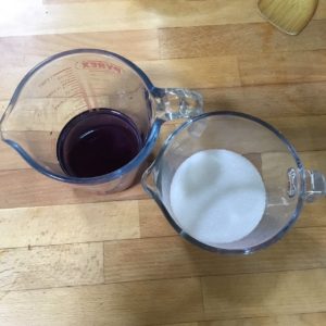 Sugar bearing measured - Violet Syrup - - Pippin & Gile - Bushcraft and Foraging - South London - South Wales - Mid Wales - Brecon Beacons National Park - Surrey
