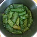 All Rolled and ready to go - Dolmades - Stuffed lime leaves - foraging - bushcraft - foraging in south london - foraging in East Surrey - Foraging in the Brecon Beacons - Pippin and Gile