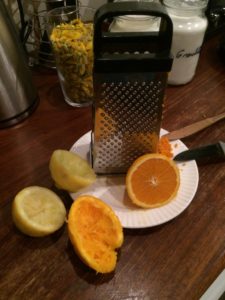 Zest of an Orange - Gorse Cordial - Pippin & Gile - Bushcraft and Foraging - South London - South Wales - Mid Wales - Brecon Beacons National Park - Surrey