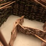 Detail of the inner section - Willow Basket Weaving