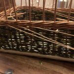 Three rod wale detailing at the top - Willow Basket Weaving
