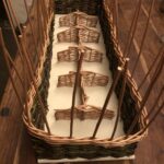 Almost finished segmented plank basket.