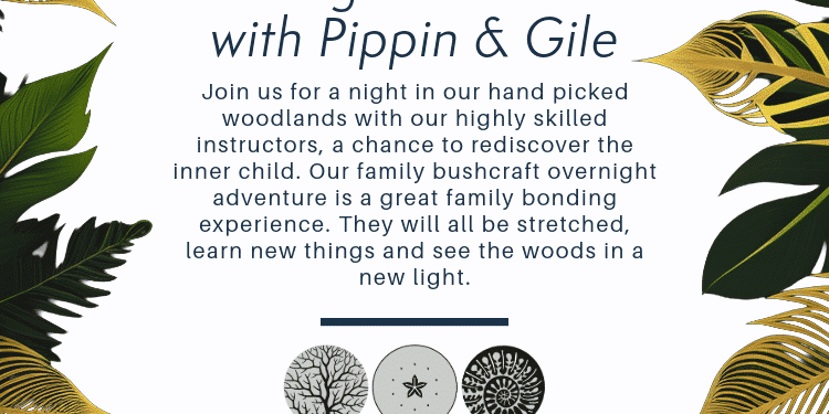 Example Gift Voucher for a family overnight bushcraft adventure